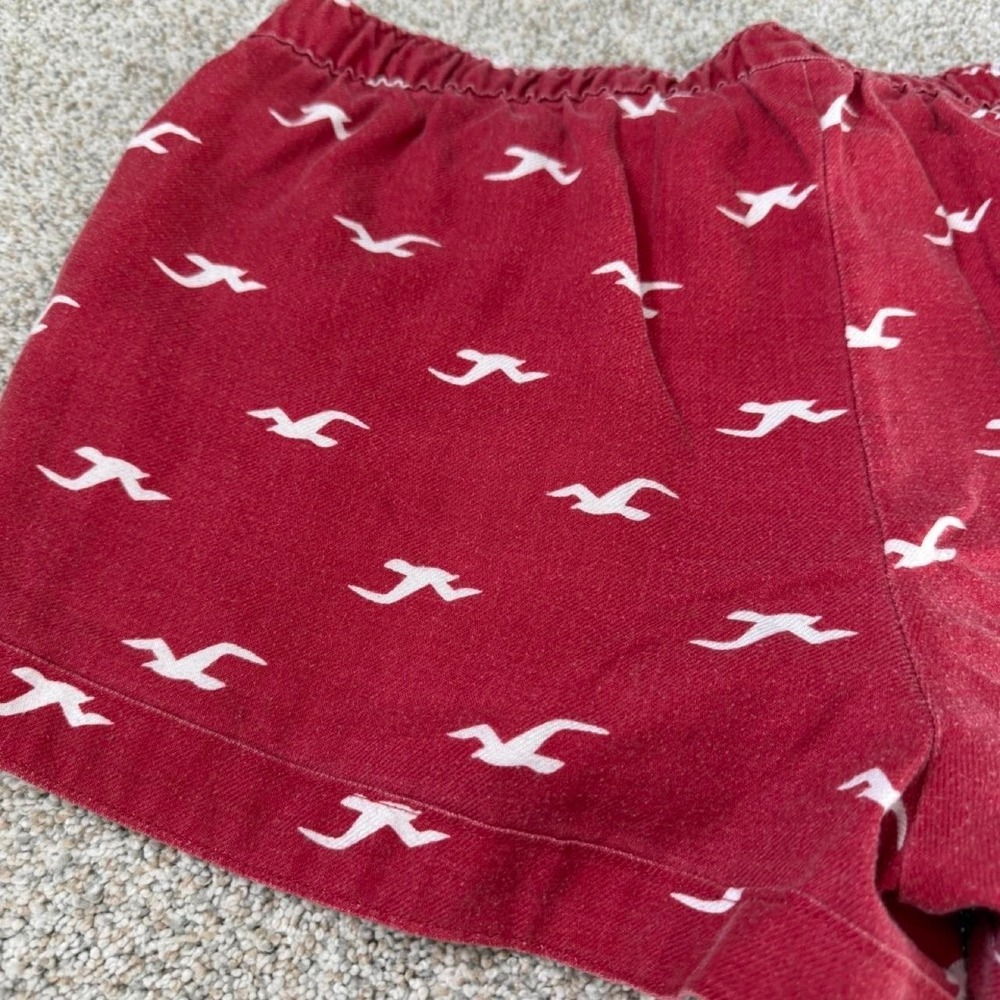 Y2K Hollister Seagull Print Sleep Shorts 💗 Size M - Picture 6 of 6